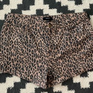 Forever 21+ Leopard Shorts